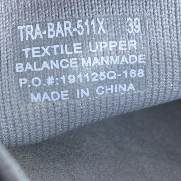 Traq Alegria Barett Knit Slip-On Grey Silver Women's Size 9 Shoes EU39 Slingback - Picture 10 of 11